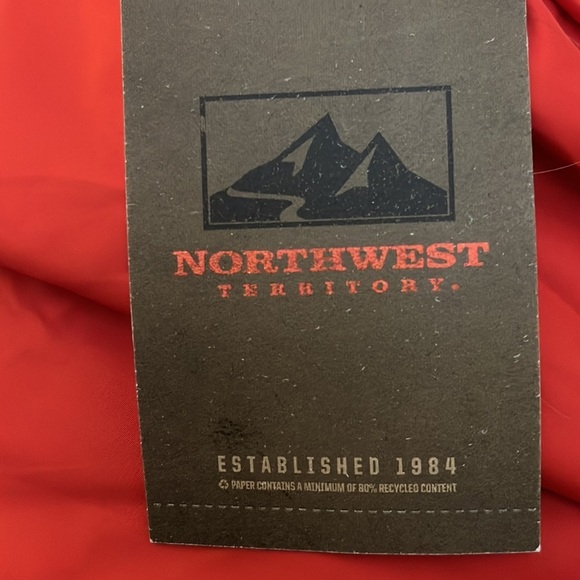 NWT Northwest Territory red rain hoodie jacket Size Small lightweight wi… - Picture 6 of 9